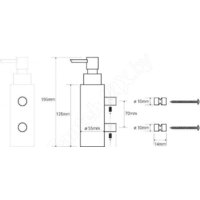 Дозатор для жидкого мыла Bemeta Solo 139309312 - Превью изображения №2 — Интернет-магазин Time-Shop