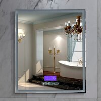  Пекам Зеркало Greta 80x90 greta-80x90MP (с подсветкой, с многофункциональной панелью, подогрев) - Превью изображения №3 — Интернет-магазин Time-Shop