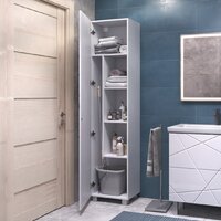  Vigo Шкаф-пенал Geometry 450 (белый) - Превью изображения №4 — Интернет-магазин Time-Shop