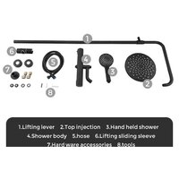 Душевая система  Gappo G2490-6 - Превью изображения №12 — Интернет-магазин Time-Shop