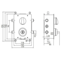 Скрытый механизм Ferro BOX050R - Превью изображения №2 — Интернет-магазин Time-Shop