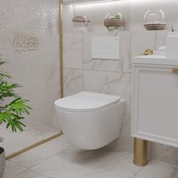 Унитаз подвесной Roxen Antares Tornado Long 530205-01-L - Превью изображения №10 — Интернет-магазин Time-Shop