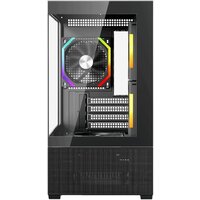 Корпус 1stPlayer CV6 ARGB CV6-BK-2FAR-2FH7R-1FH7 (черный) - Превью изображения №2 — Интернет-магазин Time-Shop