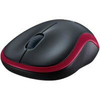Мышь Logitech M185 (черный/красный) - Превью изображения №3 — Интернет-магазин Time-Shop