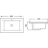 Умывальник WeltWasser Deilbach 7505-90 - Превью изображения №4 — Интернет-магазин Time-Shop