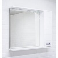  Домино Шкаф с зеркалом Cube 80 (правый) - Превью изображения №10 — Интернет-магазин Time-Shop