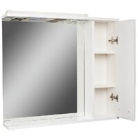  Домино Шкаф с зеркалом Cube 80 (правый) - Превью изображения №2 — Интернет-магазин Time-Shop