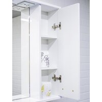  Домино Шкаф с зеркалом Cube 80 (правый) - Превью изображения №4 — Интернет-магазин Time-Shop