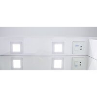  Домино Шкаф с зеркалом Cube 80 (правый) - Превью изображения №5 — Интернет-магазин Time-Shop