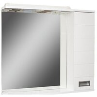 Домино Шкаф с зеркалом Cube 80 (правый)