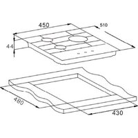 Варочная панель Weissgauff HG 451 BGH - Превью изображения №12 — Интернет-магазин Time-Shop