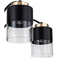 Люстра средней высоты Escada 2121/5P (черный/золото) - Превью изображения №4 — Интернет-магазин Time-Shop