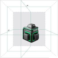 Лазерный нивелир ADA Instruments Cube 3-360 Green Basic Edition А00560 - Превью изображения №2 — Интернет-магазин Time-Shop