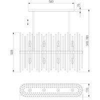 Подвесная люстра Bogate's 486/8 - Превью изображения №6 — Интернет-магазин Time-Shop