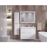  Grossman Тумба под умывальник Адель 90 см напольная (белый) - Превью изображения №3 — Интернет-магазин Time-Shop