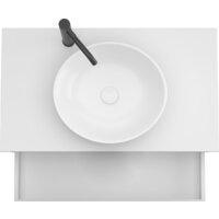  ЗОВ Тумба под умывальник Кито 60 K60LW0MWMC-KP13W (белый/белый матовый) - Превью изображения №3 — Интернет-магазин Time-Shop