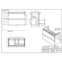  Cersanit Тумба под умывальник Moduo Slim 80 64126 - Превью изображения №9 — Интернет-магазин Time-Shop