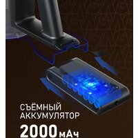 Пылесос Weissgauff V21 BLDC 280 Turbo Grey - Превью изображения №6 — Интернет-магазин Time-Shop