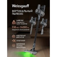 Пылесос Weissgauff V21 BLDC 280 Turbo Grey - Превью изображения №17 — Интернет-магазин Time-Shop