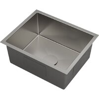 Кухонная мойка Roxen Uno 560210-54 под столешницу сатин/матовая поверхность (ролл-мат, дозатор, сифон) - Превью изображения №4 — Интернет-магазин Time-Shop