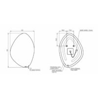  Cersanit Зеркало Eclipse Smart 60x85 64153 - Превью изображения №6 — Интернет-магазин Time-Shop
