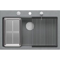 Кухонная мойка Quadron HQM7650U5BS - Превью изображения №4 — Интернет-магазин Time-Shop