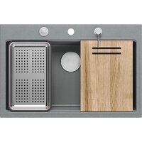 Кухонная мойка Quadron HQM7650U5BS - Превью изображения №2 — Интернет-магазин Time-Shop