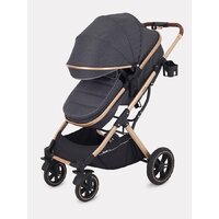 Универсальная коляска Rant Basic Pulsar Gold RA160 (2 в 1, grey) - Превью изображения №9 — Интернет-магазин Time-Shop