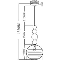 Подвесная люстра Moderli Arti V10913-P - Превью изображения №6 — Интернет-магазин Time-Shop