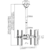 Кронштейн для телевизора Arm Media LCD-1850 - Превью изображения №2 — Интернет-магазин Time-Shop