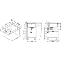 Кухонная мойка Alveus Kombino 30 [1100235] - Превью изображения №4 — Интернет-магазин Time-Shop