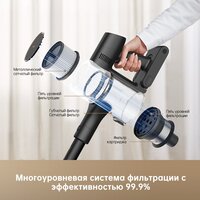 Пылесос Dreame Cordless Vacuum Cleaner R10 Pro (черный) - Превью изображения №13 — Интернет-магазин Time-Shop