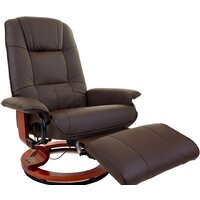 Массажное кресло Calviano 2159 (экокожа, коричневый) - Превью изображения №3 — Интернет-магазин Time-Shop