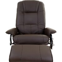 Массажное кресло Calviano 2159 (экокожа, коричневый) - Превью изображения №4 — Интернет-магазин Time-Shop