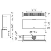 Кухонная вытяжка Elica Rules BL/F/120 PRF0163753 - Превью изображения №18 — Интернет-магазин Time-Shop