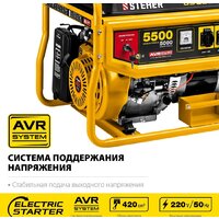 Бензиновый генератор Steher GS-6500Е - Превью изображения №2 — Интернет-магазин Time-Shop