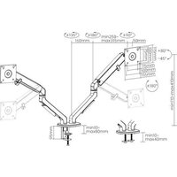 Кронштейн для телевизора Ultramounts UM735BL (черный/серый) - Превью изображения №7 — Интернет-магазин Time-Shop
