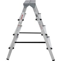 Лестница-стремянка Новая высота NV 112 алюминиевая двухсторонняя 2x4 ступеней - Превью изображения №9 — Интернет-магазин Time-Shop