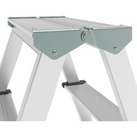 Лестница-стремянка Новая высота NV 112 алюминиевая двухсторонняя 2x4 ступеней - Превью изображения №6 — Интернет-магазин Time-Shop