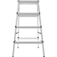 Лестница-стремянка Новая высота NV 112 алюминиевая двухсторонняя 2x4 ступеней - Превью изображения №4 — Интернет-магазин Time-Shop