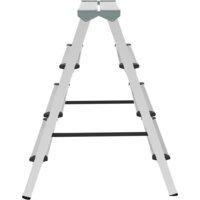 Лестница-стремянка Новая высота NV 112 алюминиевая двухсторонняя 2x4 ступеней - Превью изображения №3 — Интернет-магазин Time-Shop
