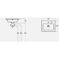  Гамма Тумба с умывальником 22оФ8/1-У50 Практико-44050 - Превью изображения №5 — Интернет-магазин Time-Shop