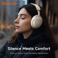 Наушники McDodo T02 (бежевый) - Превью изображения №2 — Интернет-магазин Time-Shop