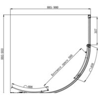 Душевой уголок Ambassador Queen 11011101 90х90 - Превью изображения №9 — Интернет-магазин Time-Shop