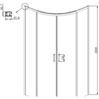 Душевой уголок Ambassador Queen 11011101 90х90 - Превью изображения №8 — Интернет-магазин Time-Shop