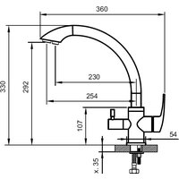 Смеситель Ahti Kemi KM803015 - Превью изображения №3 — Интернет-магазин Time-Shop