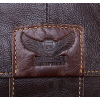 Сумка через плечо Poshete 253-6507-31-DBW (коричневый) - Превью изображения №15 — Интернет-магазин Time-Shop