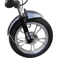 Электроскутер NOVA EC03 (серый, без цепи) - Превью изображения №8 — Интернет-магазин Time-Shop