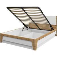 Кровать Мебель Неман Сканди МН-036-20 (дуб вотан/белый) - Превью изображения №2 — Интернет-магазин Time-Shop