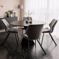 Стул Мамадома Rafael (b22 Grey Lux/черный) - Превью изображения №2 — Интернет-магазин Time-Shop